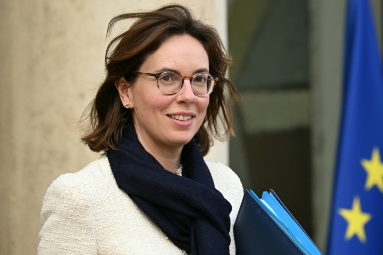 Amélie de Montchalin, alors ministre des Comptes publics, à la sortie de l'Elysée, le 11 février 2026 à Paris