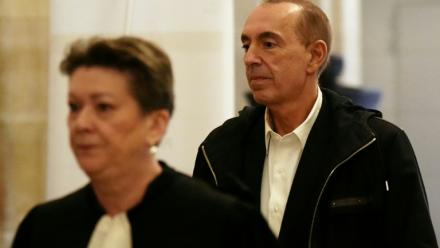 Jean-Marc Morandini (D) à la cour d'appel de Paris, le 27 novembre 2024