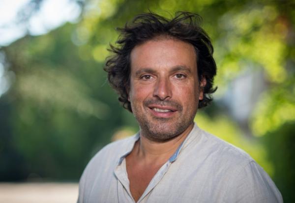L'acteur Bruno Salomone, le 25 août 2019 à Chanceaux-près-Loches en Indre-et-Loire