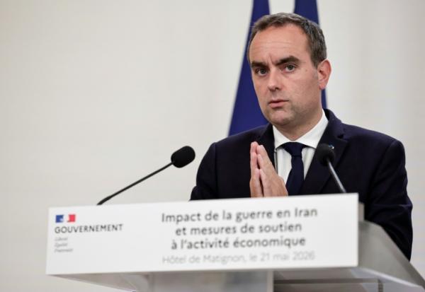 Le Premier ministre Sébastien Lecornu lors d'une conférence de presse à Paris, le 21 mai 2026