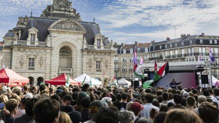 Meeting du leader de LFI Jean-Luc Mélenchon à Lille, le 6 septembre 2025 le  
