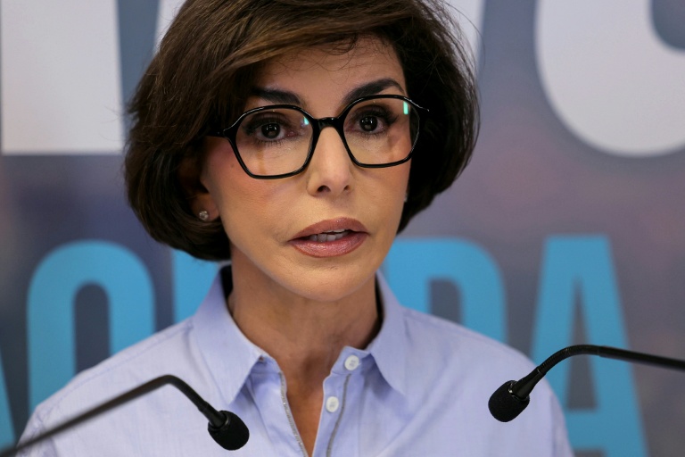 La candidate LR à la mairie de Paris, Rachida Dati, après les résultats du 1er tour des municipales, le 15 mars 2026 à Paris