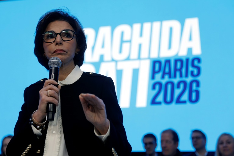 Rachida Dati, candidate à la mairie de Paris, présente son programme, le 10 février 2026 à Paris