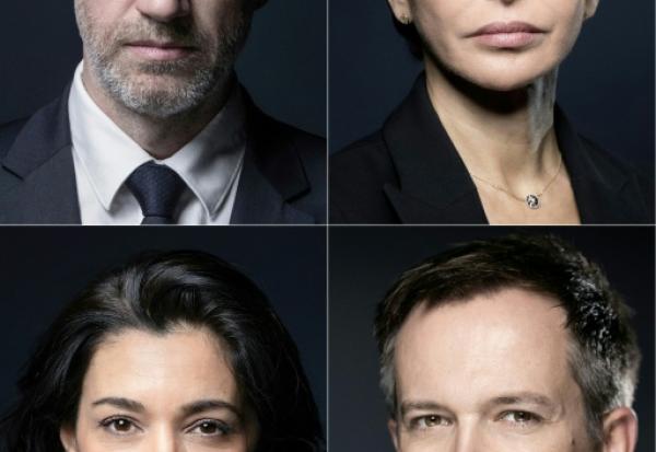 Emmanuel Grégoire, Rachida Dati, Sophia Chikirou et Pierre-Yves Bournazel