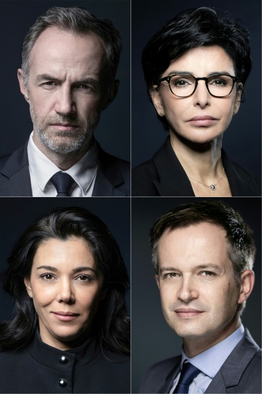 Emmanuel Grégoire, Rachida Dati, Sophia Chikirou et Pierre-Yves Bournazel