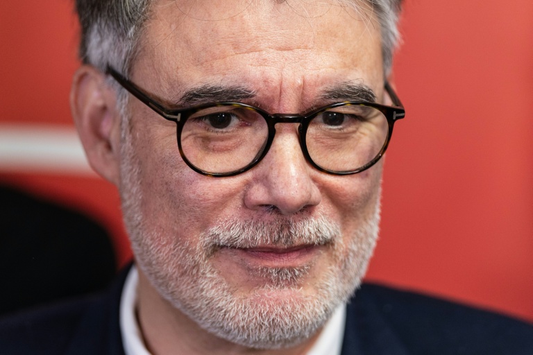 Olivier Faure, premier secrétaire du Parti socialiste (PS), en visite à Lille, le 20 février 2026 dans le Nord