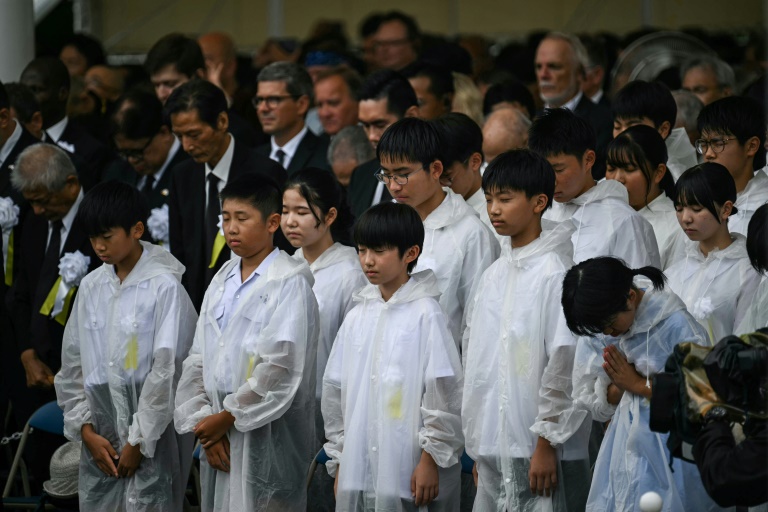 Minute de silence pour les 80 ans du bombardement atomique de Nagasaki, le 9 août 2025