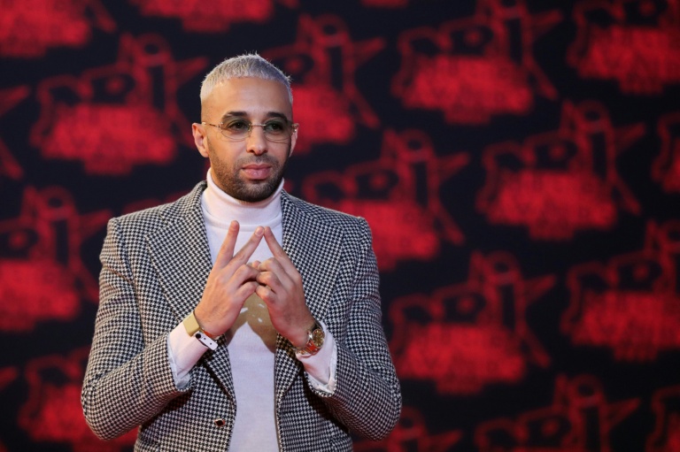 Le rappeur Naps à Cannes, le 20 novembre 2021