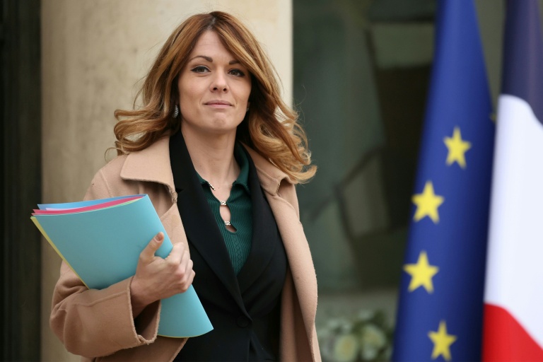 La porte-parole du gouvernement Maud Bregeon à Paris le 19 novembre 2025