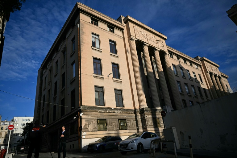 Le palais de justice de Marseille,le 18 mai 2025, à la veille du procès de Félix Bingui, le chef présumé du gang Yoda, poursuivi pour trafic de stupéfiants.
