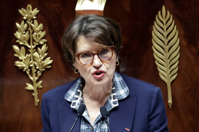 La ministre de l'Agriculture Annie Genevard, le 11 février 2026 à l'Assemblée nationale, à Paris