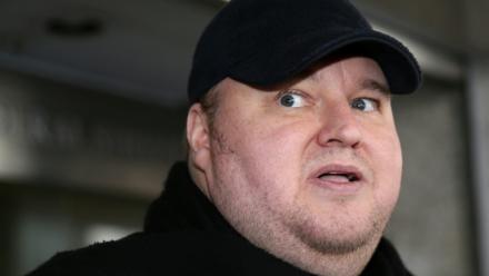 Kim Dotcom, le 23 décembre 2015 à Auckland