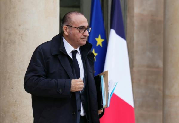 Le ministre de l'Intérieur, Laurent Nuñez à la sortie de l'Elysée, le 17 décembre 2025 à Paris