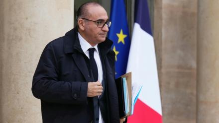 Le ministre de l'Intérieur, Laurent Nuñez à la sortie de l'Elysée, le 17 décembre 2025 à Paris