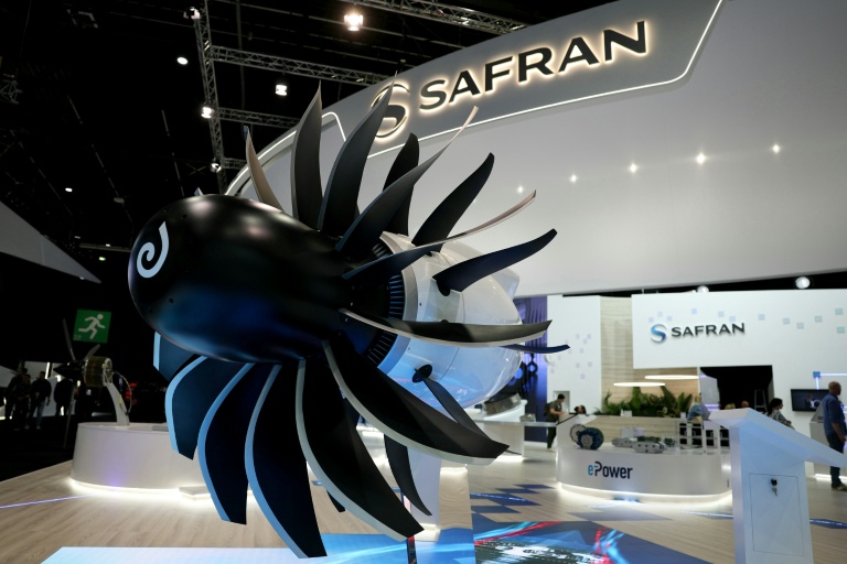 Le moteur du furur de Safran, Rise, présenté au salon du Bourget près de Paris, le 15 juin 2025