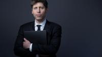 Le directeur général d'OpenAI Sam Altman, le 11 février 2025 à Paris