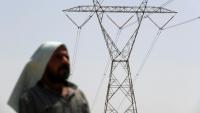 Ligne à haute tension près de Hilla, dans le centre de l'Irak, le 10 août 2025