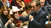 Le Premier ministre Sébastien Lecornu s'exprime devant l'Assemblée nationale, le 6 janvier 2026, à Paris