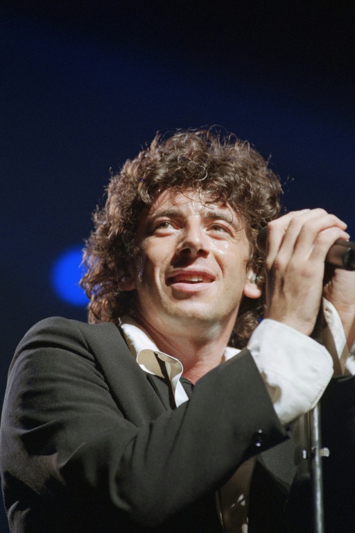 Patrick Bruel au Palais omnisports de Paris Bercy, le 16 septembre 1994