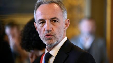 Le maire de Paris, Emmanuel Grégoire, le 29 mars 2026 à l'Hôtel de ville