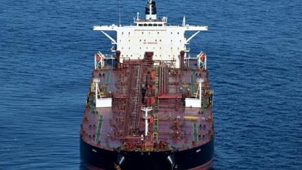 Des soldats français à bord d'un pétrolier de la flotte fantôme russe, au large de Saint-Nazaire; le 1er octobre 2025