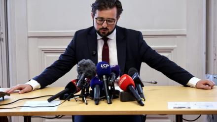 Le député socialiste Philippe Brun s'exprime lors d'une conférence de presse à l'Assemblée nationale le 16 septembre 2026 à Paris 