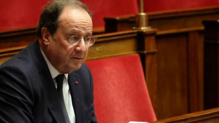 François Hollande, le 3 février 2026 à l'Assemblée nationale, à Paris