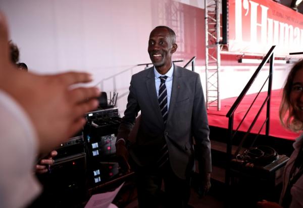 Le maire LFI de Saint-Denis (Seine-Saint-Denis), Bally Bagayoko, au Plessis-Pâté, au sud de Paris, le 11 septembre 2026