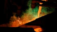 Opérations de fusion du cuivre à la mine d'El Teniente, la plus grande mine souterraine de cuivre au monde, à Machalí, près de Rancagua, au Chili, le 2 avril 2025