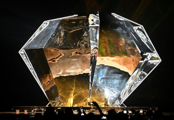 Le chanteur israélien Noam Bettan lors des répéitions pour la première demi-finale de l'Eurovision 2026 à Vienne, en Autriche, le 11 mai 2026