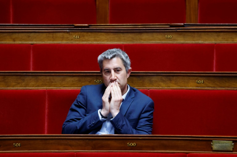 Le député François Ruffin le 13 mai 2025 à l'Assemblée nationale à Paris