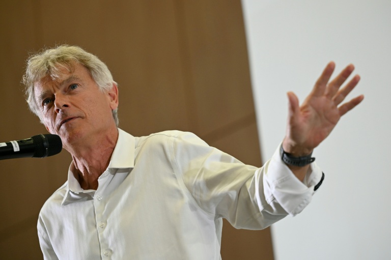 Fabien Roussel, secrétaire national du Parti communiste français (PCF), le 22 août 2026 à Toulouse, en Haute-Garonne