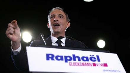 Raphaël Glucksmann, vainqueur de la primaire ssociale-démocrate, le 11 octobre 2026 à Paris