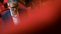 Olivier Faure, député du groupe "Socialistes et Apparentés", assiste à un vote sur une motion de censure déposée par le parti "Les Ecologistes" à l'Assemblée nationale, à Paris, le 6 juillet 2026