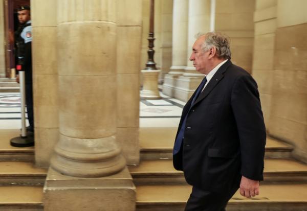 Le Président du Modem François Bayrou à la cour d'appel de Paris le 28 septembre 2026 