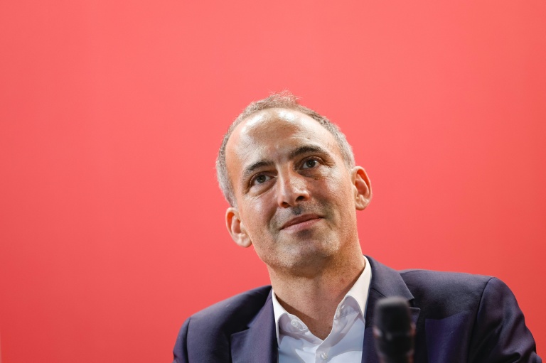 L'eurodéputé et leader de Place publique Raphaël Glucksmann, à Pontoise (Val-d'Oise), le 16 novembre 2025