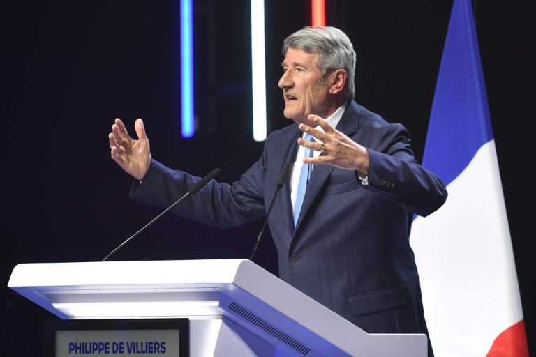 Philippe de Villiers le 7 avril 2022, à Paris