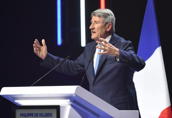 Philippe de Villiers le 7 avril 2022, à Paris