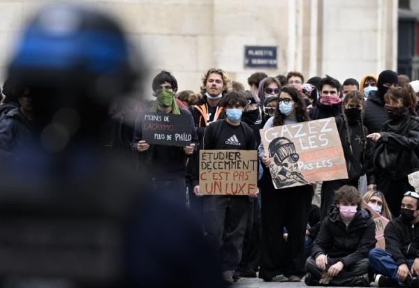 Manifestation de lycéens à Nancy, le 8 octobre 2026