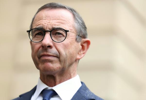 Bruno Retailleau, président du parti Les Républicains et ministre de l'Intérieur du gpouvernement Bayrou, le 2 septembre 2025 à Paris