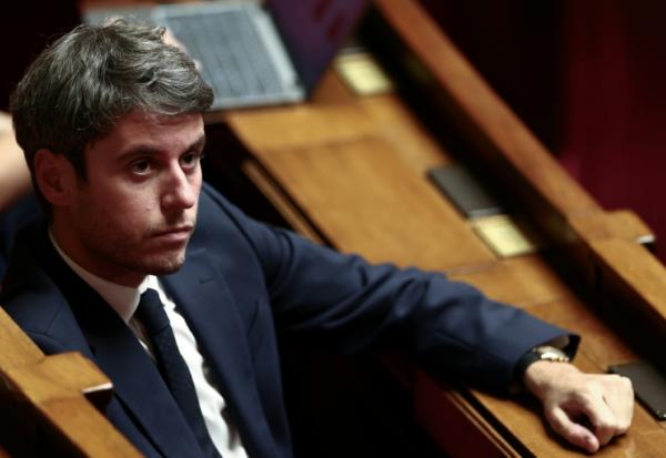Le patron du parti Renaissance Gabriel Attal à l'Assemblée nationale le 31 octobre 2025