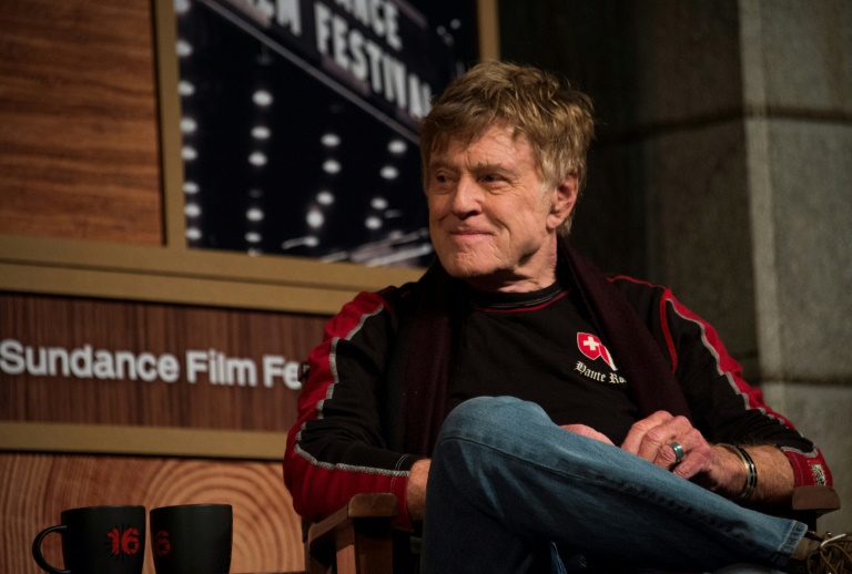 Le président et fondateur du Sundance Institute, Robert Redford, lors de la conférence de presse d'ouverture du Sundance Film Festival 2016 à Park City, le 21 janvier 2016 en Utah