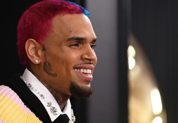 Le chanteur Chris Brown le 26 janvier 2020 à Los Angeles