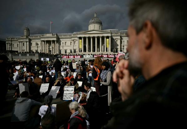 Manifestation en soutien au groupe Palestine Action à Londres, le 4 octobre 2025