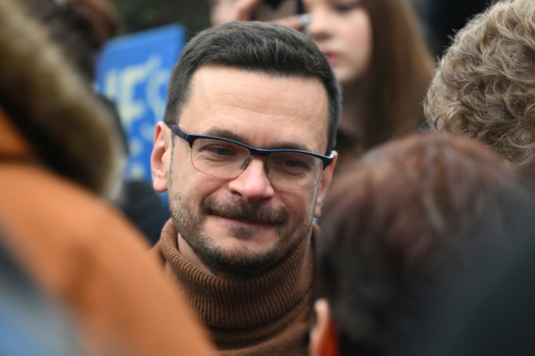 L'opposant russe Ilya Yashin à Berlin, le 17 novembre 2024