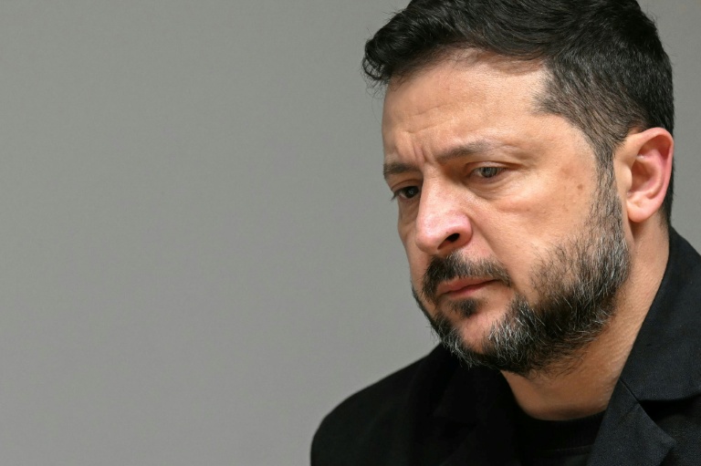 Le président ukrainien Volodymyr Zelensky à Bruxelles, le 15 octobre 2026