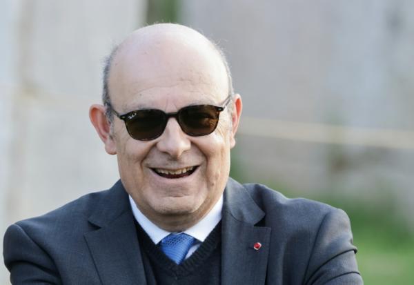 Le PDG de Dassault Aviation Eric Trappier à Athènes, le 24 avril 2026
