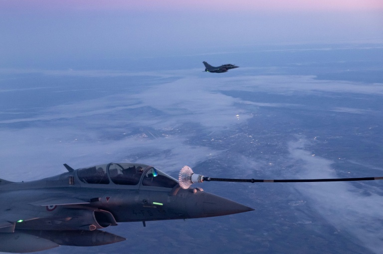 Les Rafale participent à un exercice 