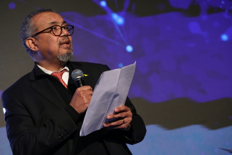 Le chef de l'OMS Tedros Adhanom Ghebreyesus, le 16 février 2026 à Berlin