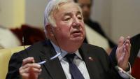 Le président du Sénat Gérard Larcher le 29 janvier 2026 à Rabat, au Maroc
